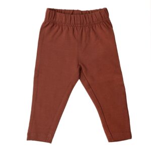 Leggings, øko bomuld - coffee - 62 - Hanevild