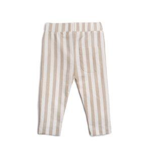 Stribet leggings til baby - Summer sand - 62 - Hanevild