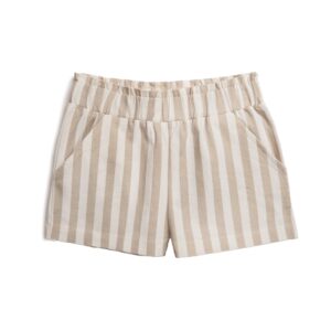 Stribet shorts - pige - Summer sand - 86/92 - Hanevild