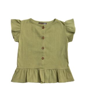 T-shirt - sage - 86/92 - Hanevild
