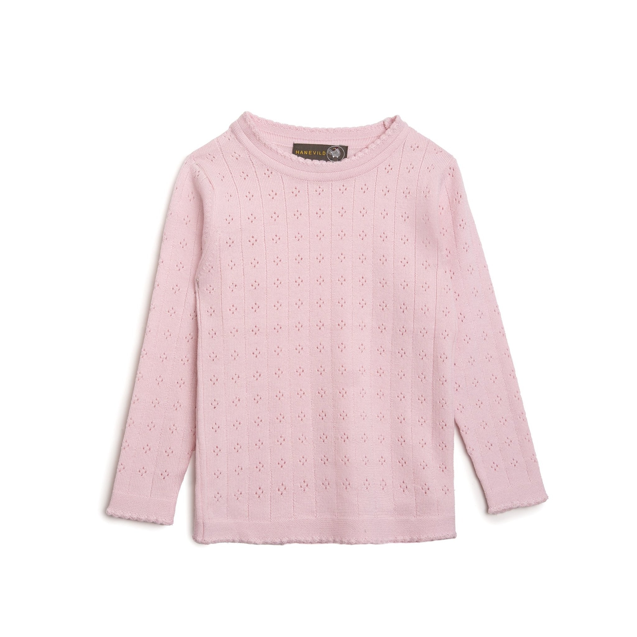 tynd-merinoulds-bluse-pink-merino-wool-4057442 Tynd merinoulds bluse - pink merino wool - 98 - Hanevild