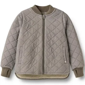 Wheat Termojakke m. fleecefor - Benni - Brown Stripe - Wheat