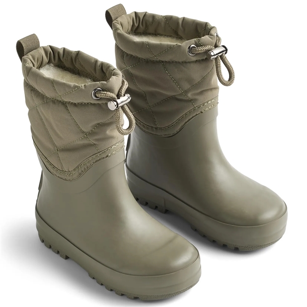 Wheat-Termostoevler-Drizzle-Snowboot-Dry-Leaves Wheat Termostøvler - Drizzle Snowboot - Dry Leaves - Wheat