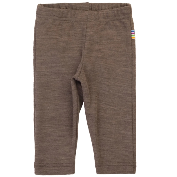 Joha-Uld-Silke-Leggings-Brun-Melange Joha Uld/Silke Leggings - Brun Melange - Joha