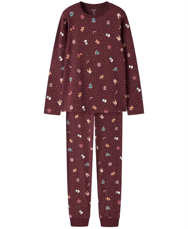 Name-It-Julenattoej-Vismas-Burgundy-Christmas-Kids Name It Julenattøj - Vismas - Burgundy Christmas - Kids - (FORUDBESTILLING lev. okt) - Name It