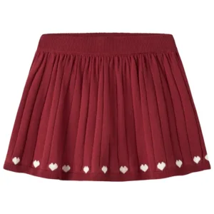 Name It Nederdel - nmfRALBOS KNIT - Red Dahlia Christmas - (FORUDBESTILLING lev. okt) - Name It