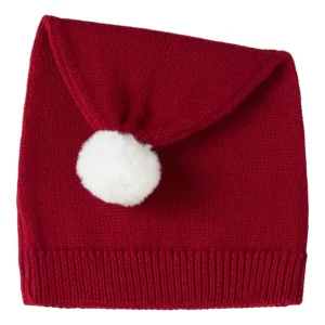 Name It Nissehue - NbnRixmas - Red Dahlia - (FORUDBESTILLING lev. okt) - Name It