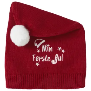 Name It Nissehue - NbnRixmastine - Min Første Jul - Red Dahlia - (FORUDBESTILLING lev. okt) - Name It