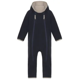 VER de TERRE fleecedragt - Navy/Mocca - VER de TERRE