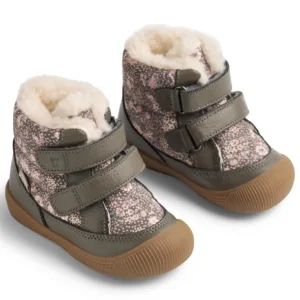 Wheat Vinterstøvler - Daxi Tex - Dry Wood Snow Flowers - Wheat