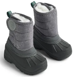 Wheat Vinterstøvler - Winty - Dark Reflective Map - Wheat