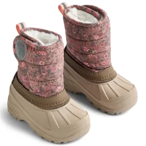 Wheat Vinterstøvler - Winty - Portabella Flowers - Wheat
