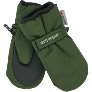 Mikk-Line Luffer med tommelfinger & velcro - Vandtætte - Kombu Green - Mikk-Line