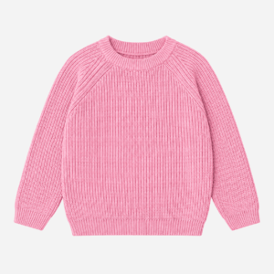 Christian sweater  pink - økologisk bomuld - 80 - Hanevild