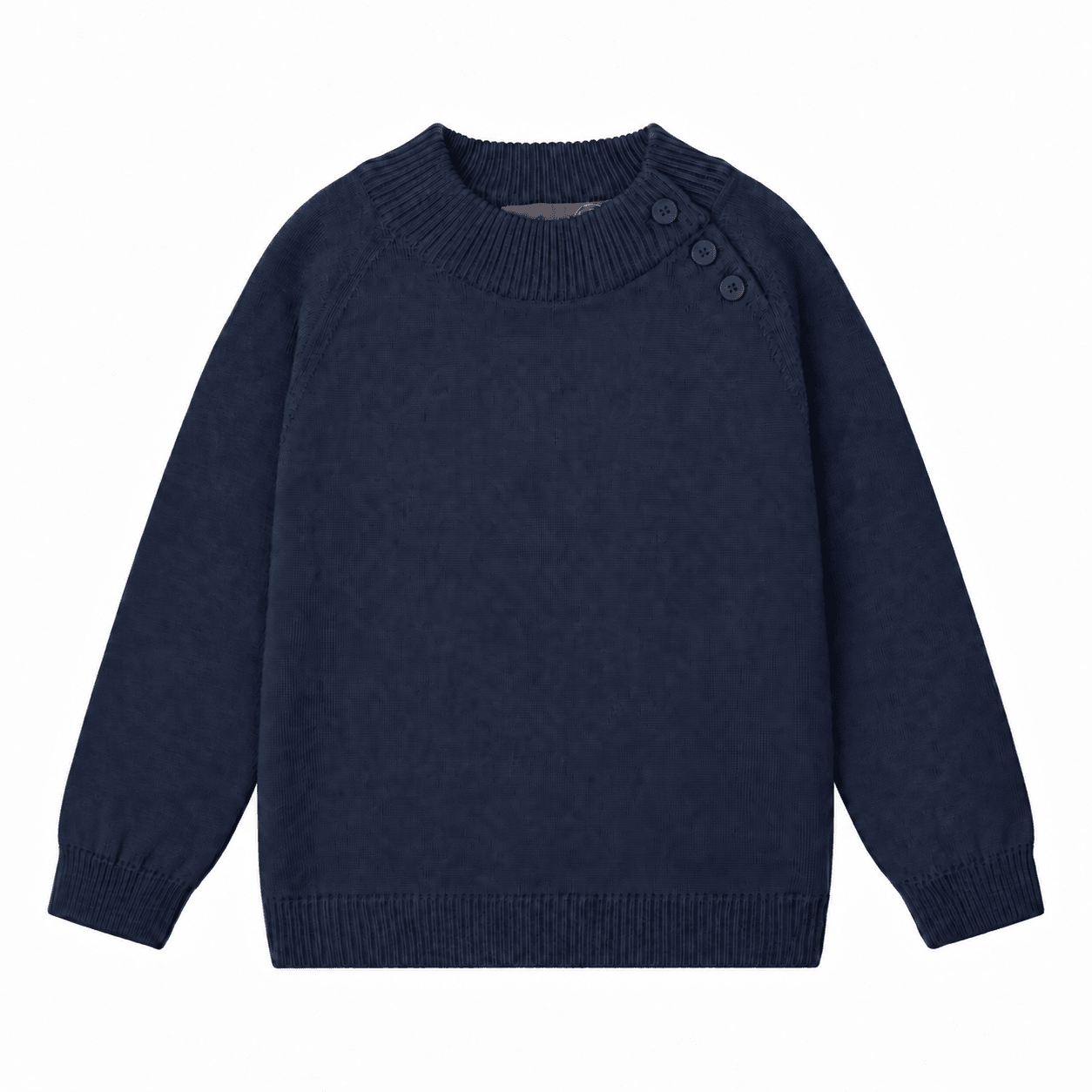 sweater-i-oekologisk-uld-navy-7123430 Sweater i økologisk uld Navy - 98 - Hanevild